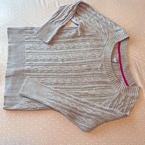 Grey patterned sweater - JCPenney